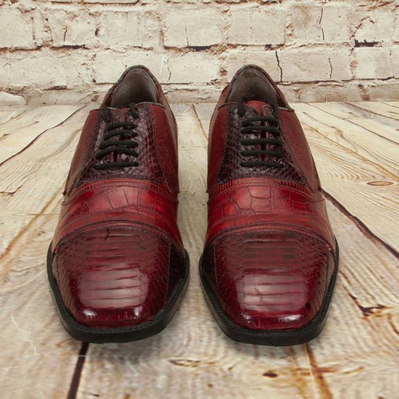 Stacy Adams Formal Snake Skin Dress Oxfords Shoes main image 6
